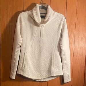 Marmot cowl neck white/off-white sweatshirt